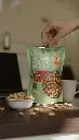 AI Generated Pista Literoast Nibbles – 250gm – Office Snack Lifestyle Shot