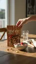 AI Generated Walnut Literoast Nibbles – Breakfast Yogurt Lifestyle Shot